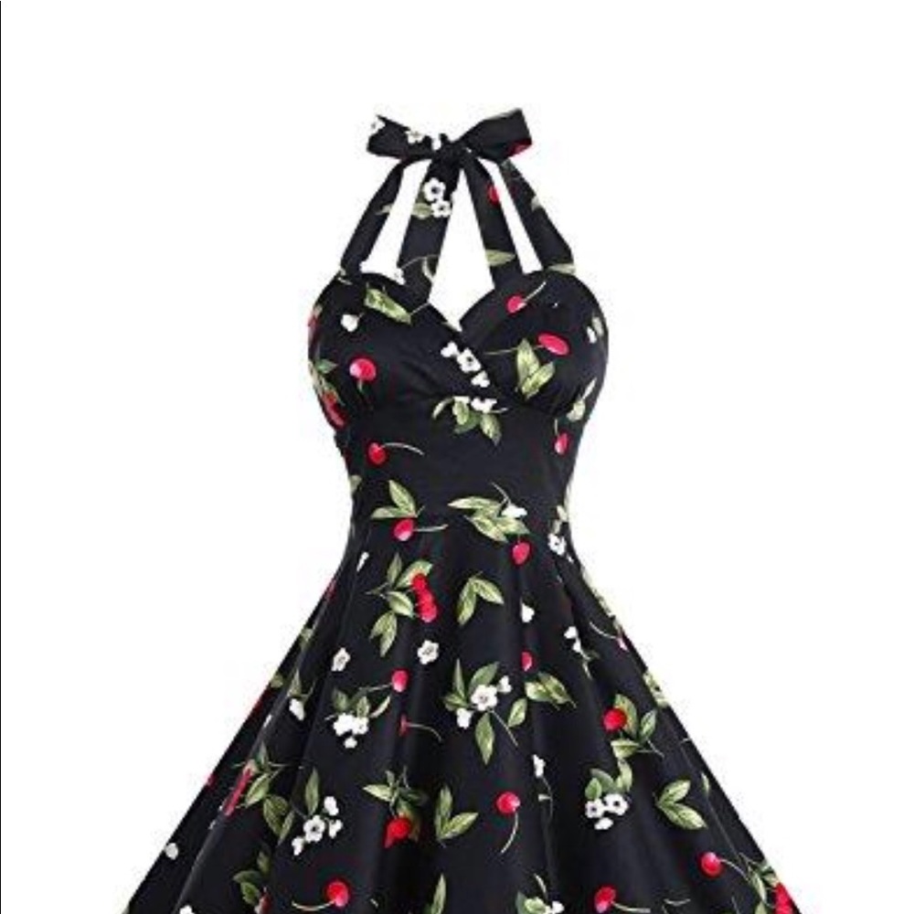 New with Tag. 1950’s vintage inspired cherry dress